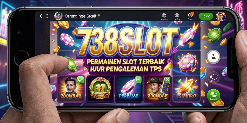 Tampilan gameplay menarik dalam 738SLOT yang penuh warna.