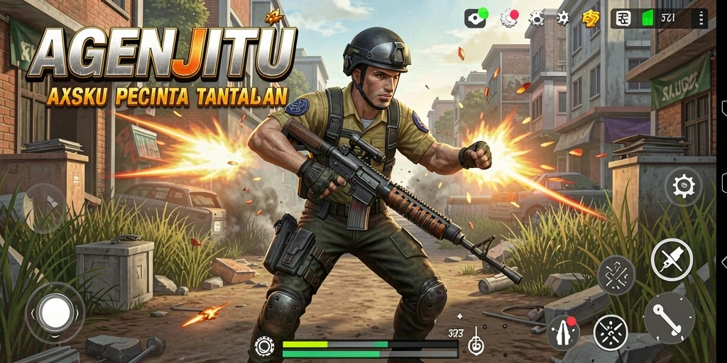 Tampilan menegangkan dari AGENJITU saat aksi pertempuran berlangsung.