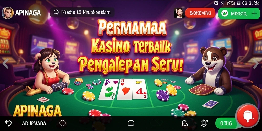Tampilkan gameplay menarik dari APINAGA yang penuh aksi Kasino.