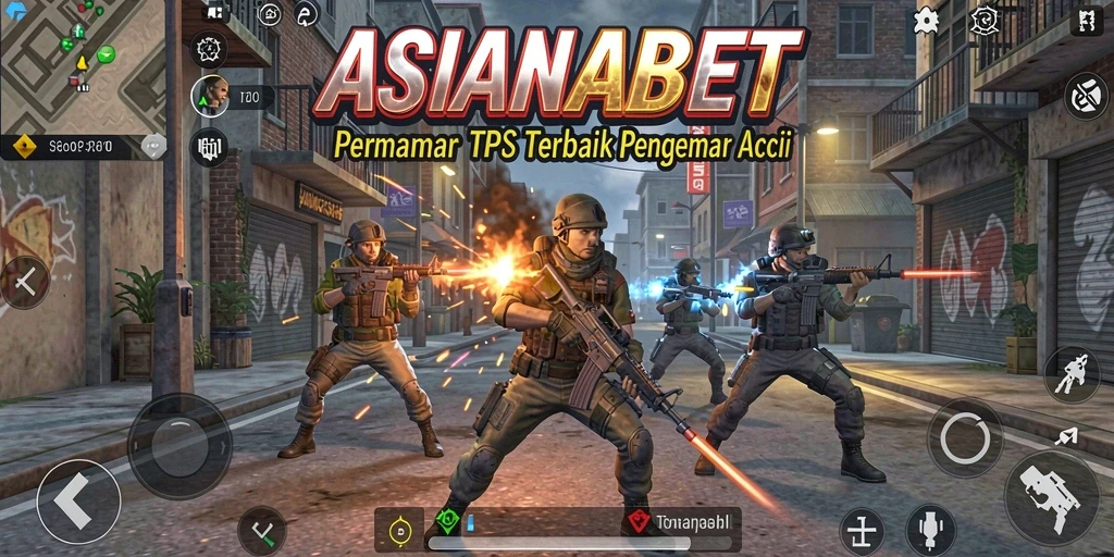 Tampilan gameplay menarik dari ASIANABET dalam kategori TPS.