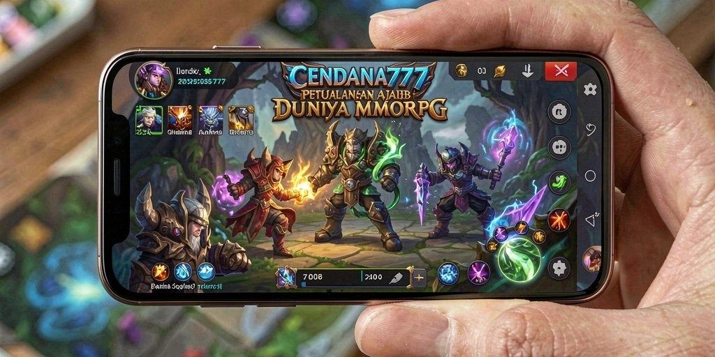 Tampilan mendalam gameplay CENDANA777 dalam dunia MMORPG.