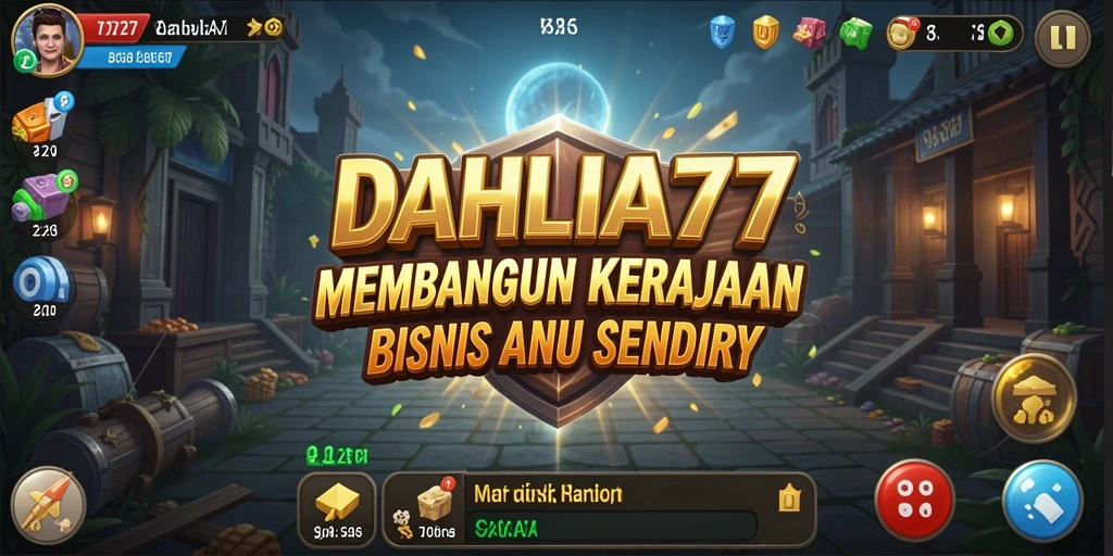 Screenshot gameplay DAHLIA77 menampilkan pengelolaan bisnis yang menantang.