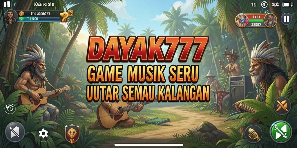 Tampilan gameplay seru dan interaktif dari DAYAK777.