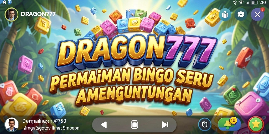 Tampilan gameplay Bingo yang seru dan mengasyikkan di DRAGON777.