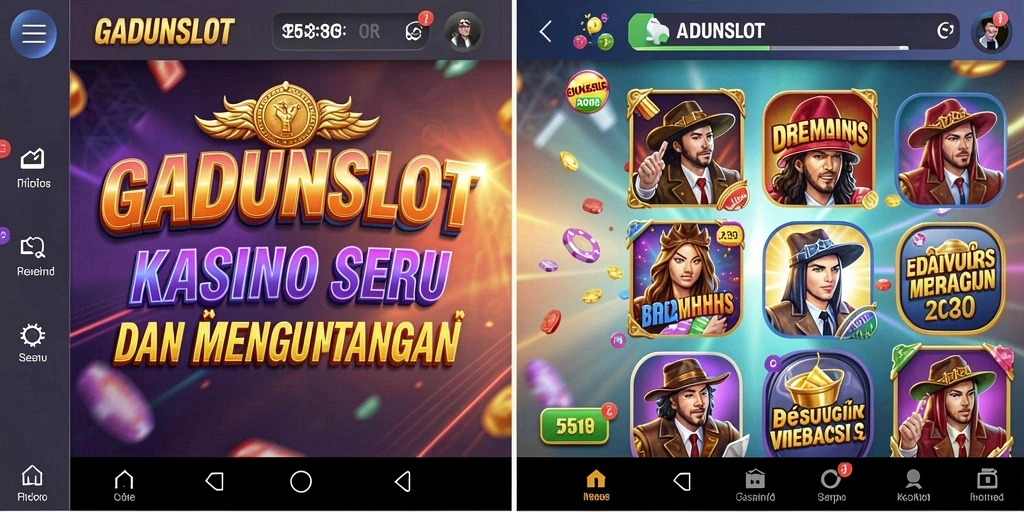 Tampilan gameplay GADUNSLOT yang seru dan memikat.