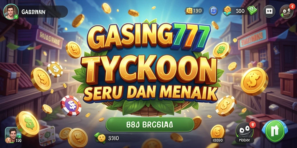 Screenshot GASING777 menampilkan gameplay Tycoon yang seru dan interaktif.
