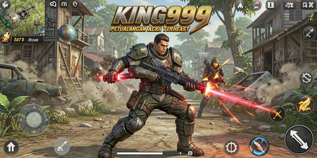 Screenshot KING999 menampilkan aksi pertarungan yang mendebarkan.
