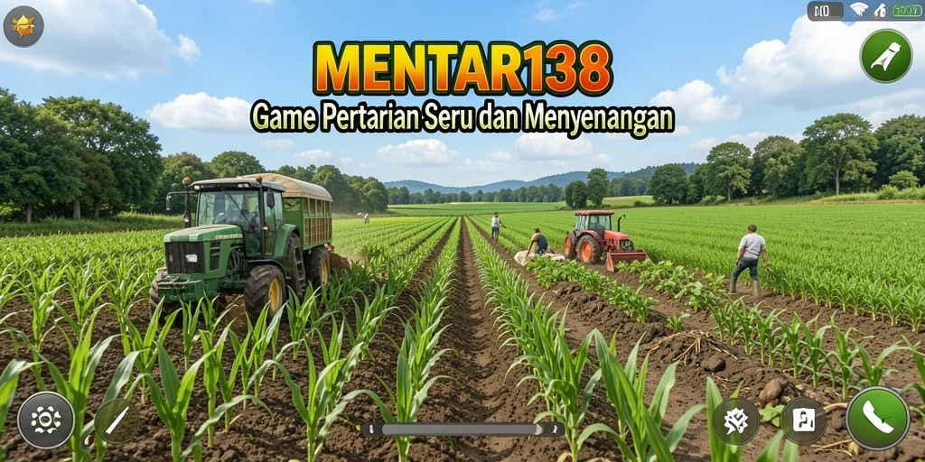 Screenshot gameplay MENTARI138 menampilkan aktivitas bercocok tanam yang seru.