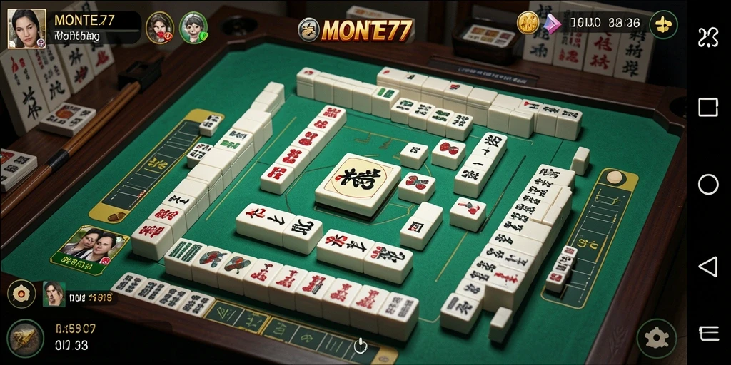 Screenshot gameplay MONTE77 menampilkan tantangan Mahjong yang menarik.