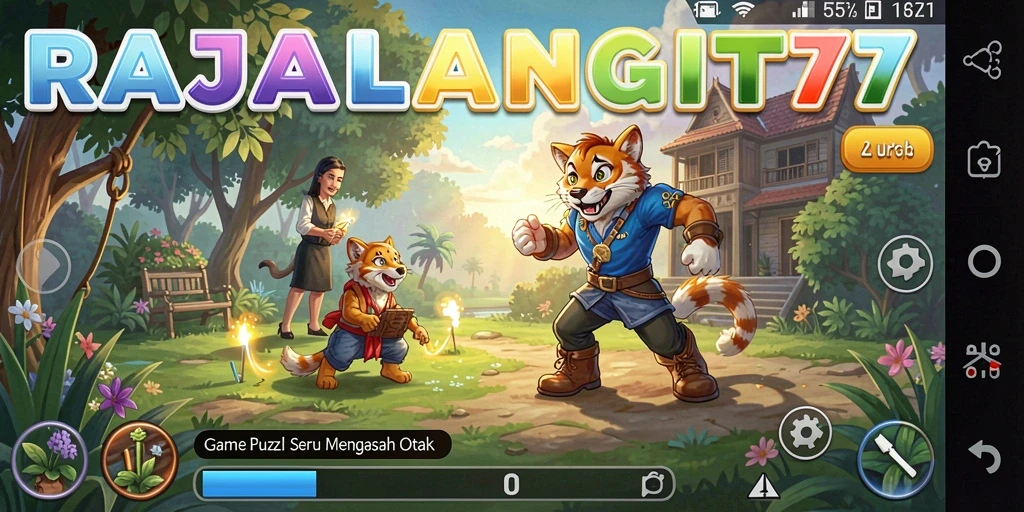 Gameplay RAJALANGIT77 yang menantang dengan teka-teki seru.
